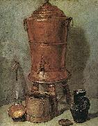 Jean Baptiste Simeon Chardin The Copper Cistern oil on canvas
